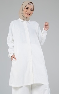 Kemeja Afna Linen Shirt