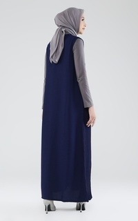 Gamis Inner Navy Pleats Navy-285763