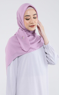 Hijab Polos Shimmer Color Label Scarf-Orchid Haze