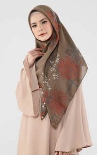 Hijab Motif New Jana Scarf Caramel