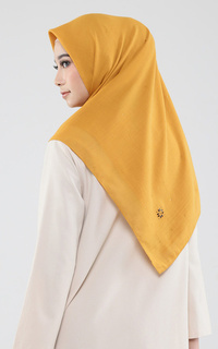 Shimmer Black Label Scarf - Mustard