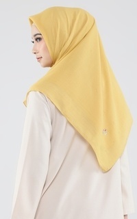 Twinkle Color Label Scarf - Bright Gold