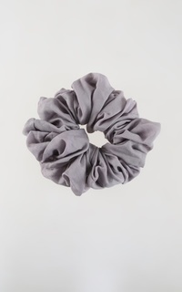 Ikat Rambut Scrunchie Basic Light Grey-304982