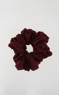 Ikat Rambut Scrunchie Basic Maroon-304985