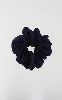 Ikat Rambut Scrunchie Basic Navy-305668
