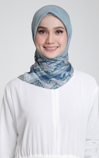 Printed Scarf Ayse Pale Blue Scarf