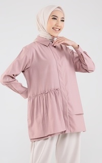 Blus Domi Top Plain