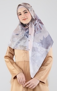 Hijab Motif Claude Ecru Brown