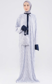Praying Set MSA 304-Amara Abaya Prayer Set Blue-322306