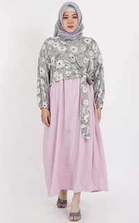 Gamis Grey Flower Gamis