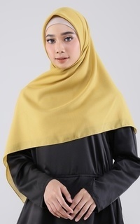 Plain Scarf Qaaf Voal Hijab Emerald Watersplash Waterproof