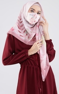 Hijab Motif Fleur Series Persica