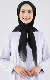 Hijab Polos Everyday Scarf - Black