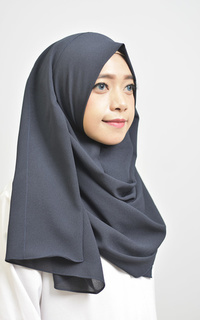 Instant Hijab Kirana Khimar Pashmina Instan Hijab Syari Navy