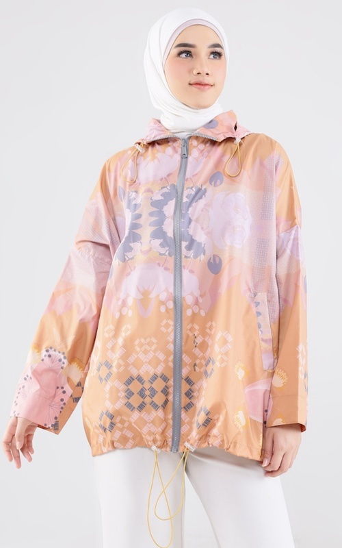 Jacket - Comfy Jacket Water Repellent - Buttery Mountain - Multicolor