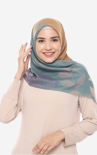 Hijab Motif Serayu - Seaweed
