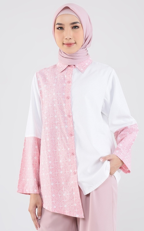 Batik - Aska Blouse - Pink Cream