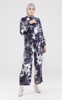 Blus Syifa One Set Tie Dye Black-345135