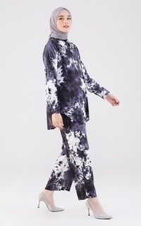 Blus Syifa One Set Tie Dye Black-345136