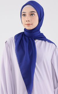 Plain Scarf Everyday Scarf - Twilight Blue