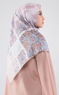 Printed Scarf Kelana Series Set Hijab-Masker Kode Moana Multicolor-346030