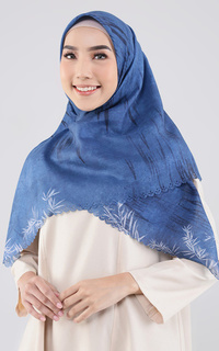 Printed Scarf Telaga Bambu Pekat