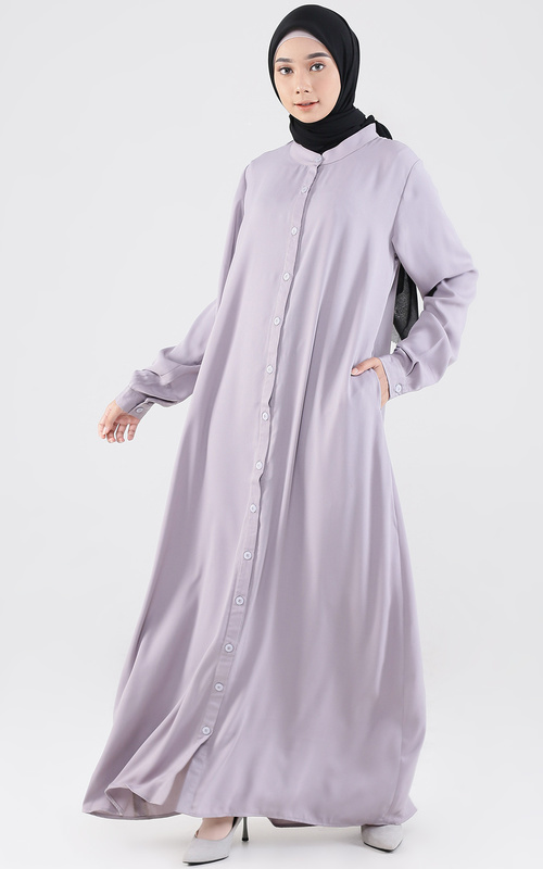 Gamis - Amna Dress - Grey