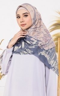 Hijab Motif Aleeya Scarf