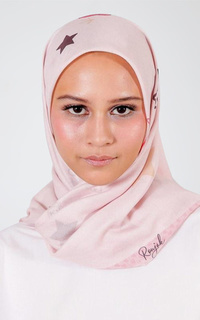 Hijab Motif Roujak - Le Hijab Rose Red