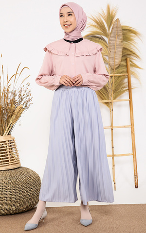 Pleats Cullote Pastel