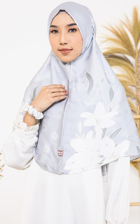 Hijab Instan Nava Instant Bergo Print + Scrunchie