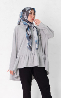 Blouse Grevy Top Grey