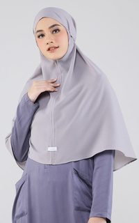 Instant Hijab Basic Bergo Grey-363972