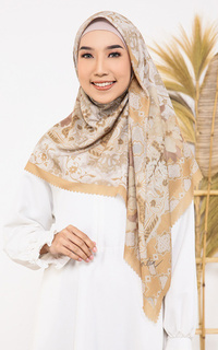 Hijab Motif Alascatur Scarf Harvest Gold