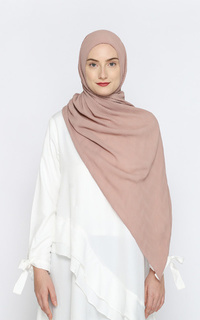 Pashmina Fatima Pleated Hijab - Taupe