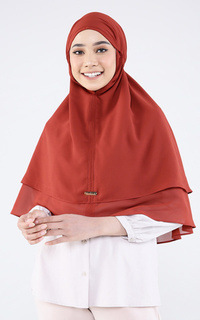 Hijab Instan Instant Layered with Gold-Plate (Earthy Series)