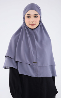 Instant Hijab Instant Layered with Gold-Plate (Bold Series)