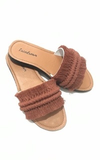 Sepatu Sandal Macrame Terracota