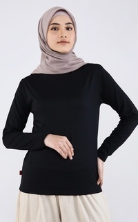 Inner Shirt Manset Jersey Black Black-377609