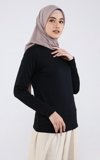 Inner Shirt Manset Jersey Black Black-377610