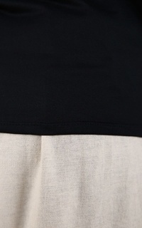 Inner Shirt Manset Jersey Black Black-377612