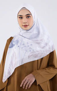 Hijab Motif Cakrawala Series Soft Grey