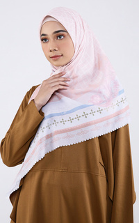 Printed Scarf Laksmi Series Mid Peach