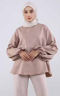 Blus Salsa Top Mocca