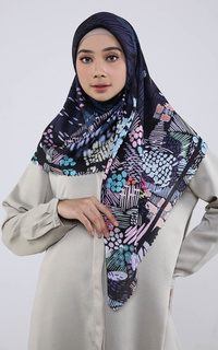 Printed Scarf Malla Scarf Black