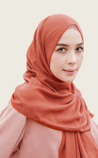 Pashmina Embroidery Signature Shawl Brick