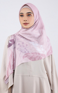 Printed Scarf Cakrawala Series Dusty Pink