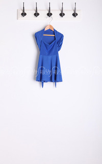 Scarf Cap Inner Scarf Ninja blue-3855