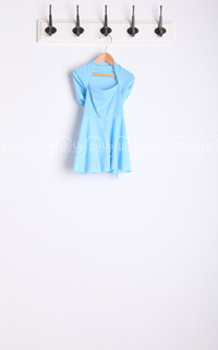 Scarf Cap Inner Scarf Ninja light blue-3856