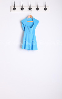 Scarf Cap Inner Scarf Ninja cyan-3857